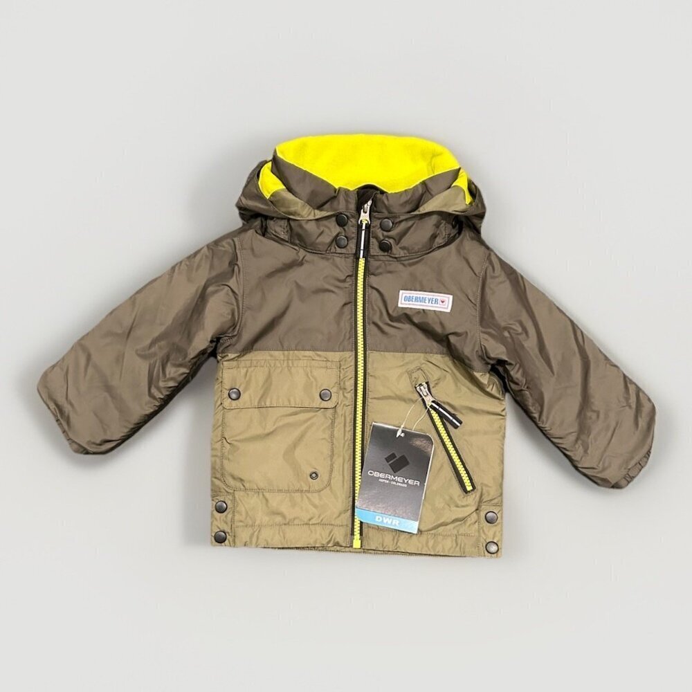 NEW Obermeyer Kids Landon All-Season Jacket Kids Size XS (Age 1/2) Hooded Warm